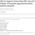 UGRO XL Organic Kokos Preta 85L Anzucht Set Basic 2 Dung Mix organisches Kokos Substrat universal Produktbild