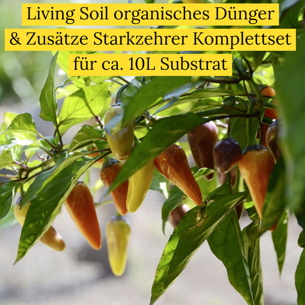 Living Soil organisches Dünger & Zusätze Starkzehrer Komplettset für ca. 10L Substrat Produktbild