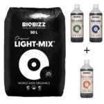 Biobizz Lightmix 50l Basic Set - Erde und Flüssigdünger