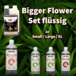 Bigger Flower Set flüssig in small, large und xl - organische Dünger und Zusätze für Blütephase