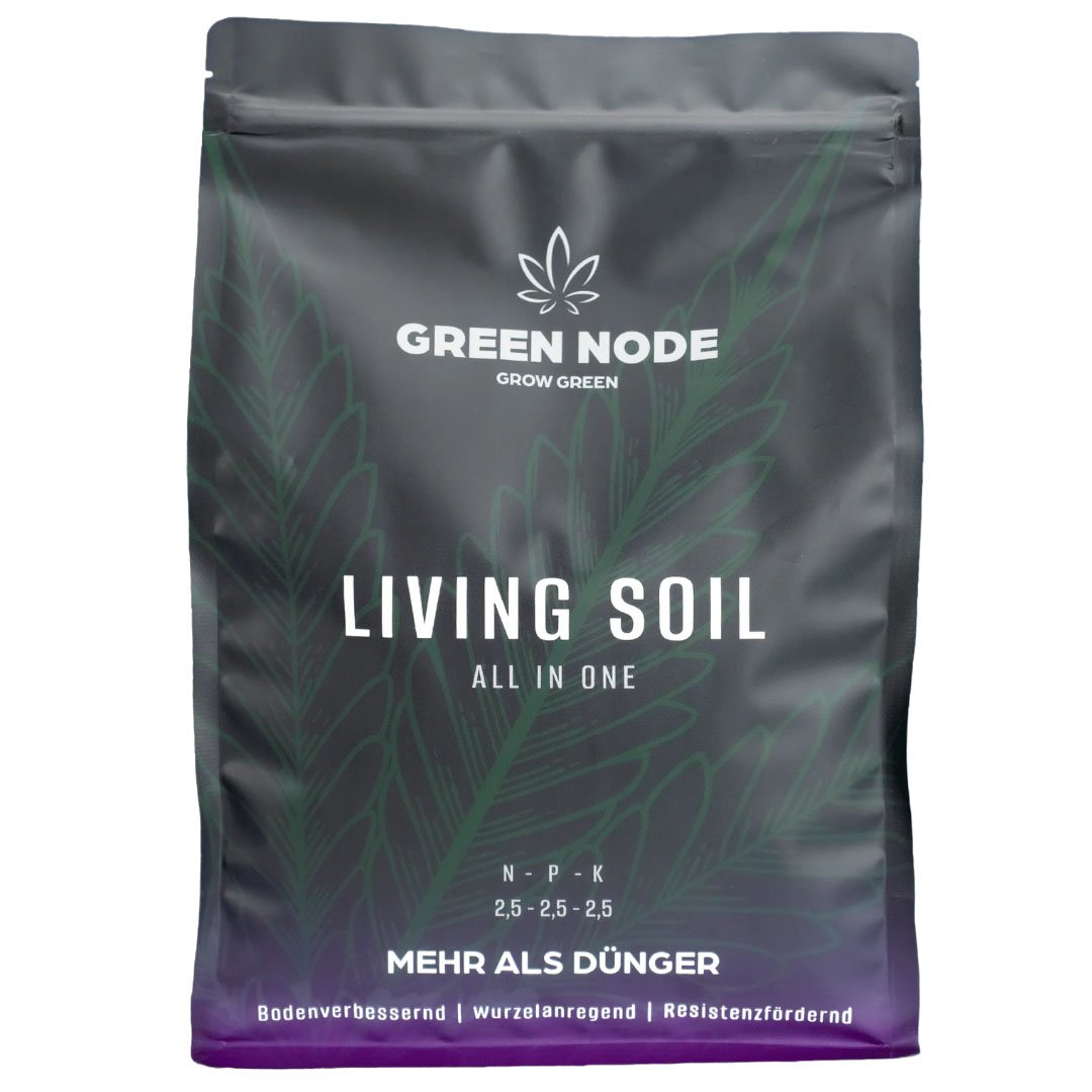 Green Node Living Soil Mix 3kg - Dünger und Zusätze Komplettmischung